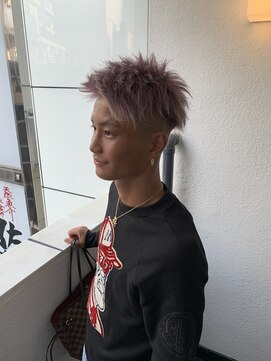 メンズ ラピス(Men's Lapis) パープルアップバング