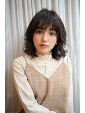 マグノリア オモテサンドウ(MAGNOLiA Omotesando) 伸ばしかけの方にオススメ！ニュアンスミディ・・・HINATA