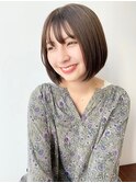 あごラインシンプルボブ