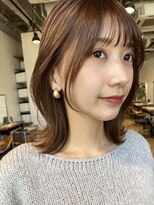ガーデントウキョウ(GARDEN Tokyo) 小顔フェイスレイヤー/マロンブラウン/くびれヘア/似合わせ