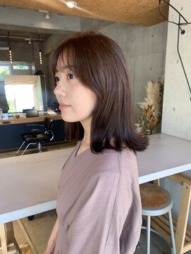 ケシキ 佐賀(keshiki) くびれヘア　顔まわりカット