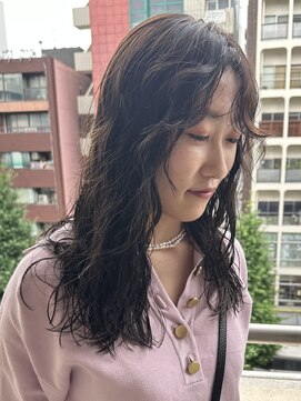 ロンドプランタン 恵比寿(Lond Printemps) 2wayロングパーマ/くしゅっとヘア/グレージュ【大谷】