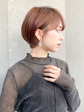 ロンド レグリーズ 立川(Lond leglise) ショート×顔周り×前髪×シルキーベージュ×グレージュカラー