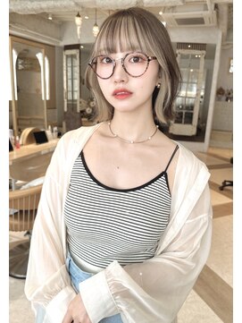 ロンド ロビン 栄(Lond robin) 【Lond robin】渡辺隼也 ハイトーン/ベージュ/ヘアカラーまし