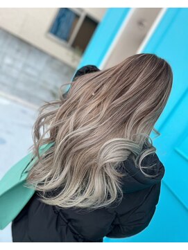 ムーンロータス(Moon Lotus) ミルクティーベージュ×バレイヤージュ