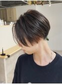 黒髪/グレーベージュ/レイヤーロング/前髪パーマ[西船橋/津田沼]