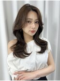 韓国くびれロング レイヤーオルチャン小顔前髪 艶髪 髪質改善