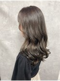 透け感！グレージュ