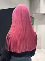 秋色ピンクグレープフルーツピンクヘアー_ba499322
