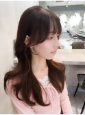 メルティカラー似合わせカットウェーブミディアムレイヤーカット