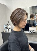 白髪ぼかし/白髪ぼかしハイライト/脱白髪染め/白髪染め/透明感