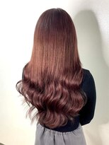 ロサ ファイブヘアー(Rosa..5Hair)&nbsp;ボルドーカラーロング