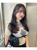 くすみベージュ×姫カットレイヤー×韓国風巻き【ayana】