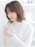 韓国風イヤリングカラー外ハネくびれボブディh3上尾20代30代40代