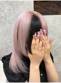 ミニウルフ/チェリーブラウン/ホワイトグレージュ