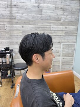 美容室 綺麗 刈り上げないメンズカット