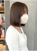 ミニウルフレイヤーカット顔周り前髪韓国ショートボブ