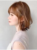 エアリーカールセミディこなれヘア似合わせカット#212f0708