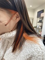 グランヘアートーキョー(Gran Hair TOKYO)&nbsp;大人かわいいオレンジインナーカラー