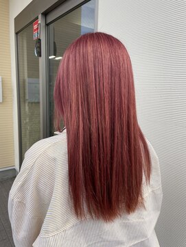 テーラヘアー 茂原店(TELA HAIR) ＊レッド×全体ブリーチ＊