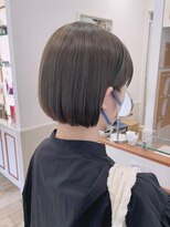 ネオリーブウリ 二子玉川店(Neolive uri) ホワイトグレージュミニウルフデジタルパーマチェリーブラウン