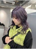 【ラベンダーパープル/ウェーブ巻き】しまゆー
