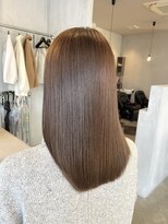 シェル 津山の手店(shel)&nbsp;10代20代髪質改善ナチュラルブラウン透明感カラー