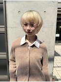 ◎ホワイトベージュ/ブリーチ1回/ミルクティーベージュ表参道