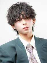 《スパイラルウルフ》初パーマも挑戦しやすい【メンズ/横浜駅/スパイラルパーマ】