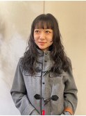 【ロングパーマ】