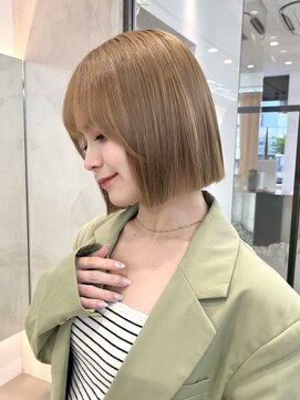 ロンドアジュール 横浜(Lond azur) ブリーチなし/髪質改善/スモーキーブラウン/ダークブラウン/前髪