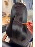 【極上】ツヤサラ髪質改善ストレート+トリートメント￥19800→￥18150