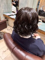 エール 生駒(aile Total Beauty Salon)&nbsp;ボブ×しっかりカール×ウェット質感