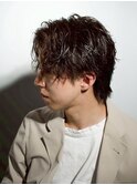 ナチュラルセンターパートニュアンスウェーブ