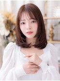 レイヤーカット/顔周りレイヤー/顔周りカット/ショコラブラウンg