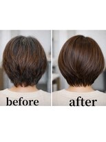 カーサインフィニテイ Hair Design caRsa INFINITY&nbsp;５０代女性　髪質改善カラーエステ