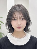 エイチエムヘアーホーム 池袋2号店(H M hair home) 髪質改善/レイヤーボブ/ミルクグレージュ/顔周りカット/池袋