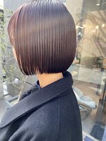 クラム(clam.)&nbsp;【clam./窪田】大人可愛いミニボブ/切りっぱなしボブ/髪質改善