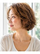 ヘアアンドメイク アース 入間店(HAIR&MAKE EARTH) ふんわりショートボブパーマ