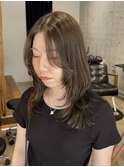 【iFY 大川】透け感レイヤー×明るめオリーブ