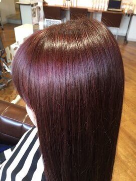 オーバルヘアー ルポ(OVAL hair repos) つやピンク/艶カラー/チェリーブラウン/大人ガーリー