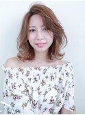 「痩せた?」と言われる、ふんわり小顔クラシカルミディアム