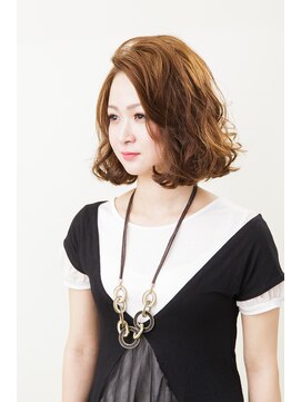 ソーホー ニューヨーク シズオカ(SOHO newyork SHIZUOKA) 【大人可愛い】ウェーブボブスタイル