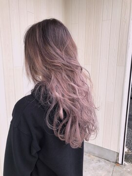 カナロア(KANALOA) KANALOA☆外国人風ピンクバレイヤージュカラー