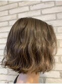 切りっぱなしボブ