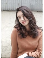 スタジオ 渋谷 原宿(Stujio) 大人エレガントなリバースカールのミディアムスタイル