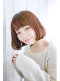 うるツヤワンカールボブスタイル