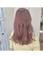 ソルト(Salt) 全体に細かいハイライトが入ってます!柔らかいピンクベージュ!