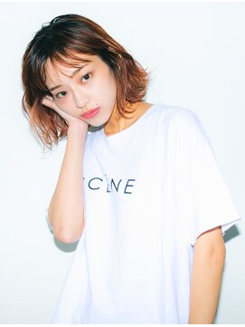 シー(See.) 大人おしゃれボブ　360度似合わせカットオレンジカラー