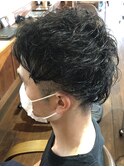 刈り上げマッシュ風スタイル